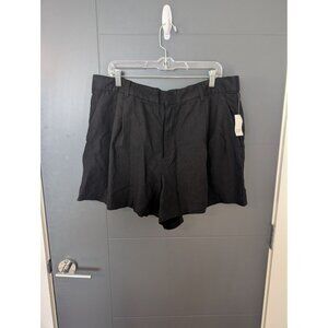 NWT Gap 365‎ High Rise Linen-Blend Shorts - XL